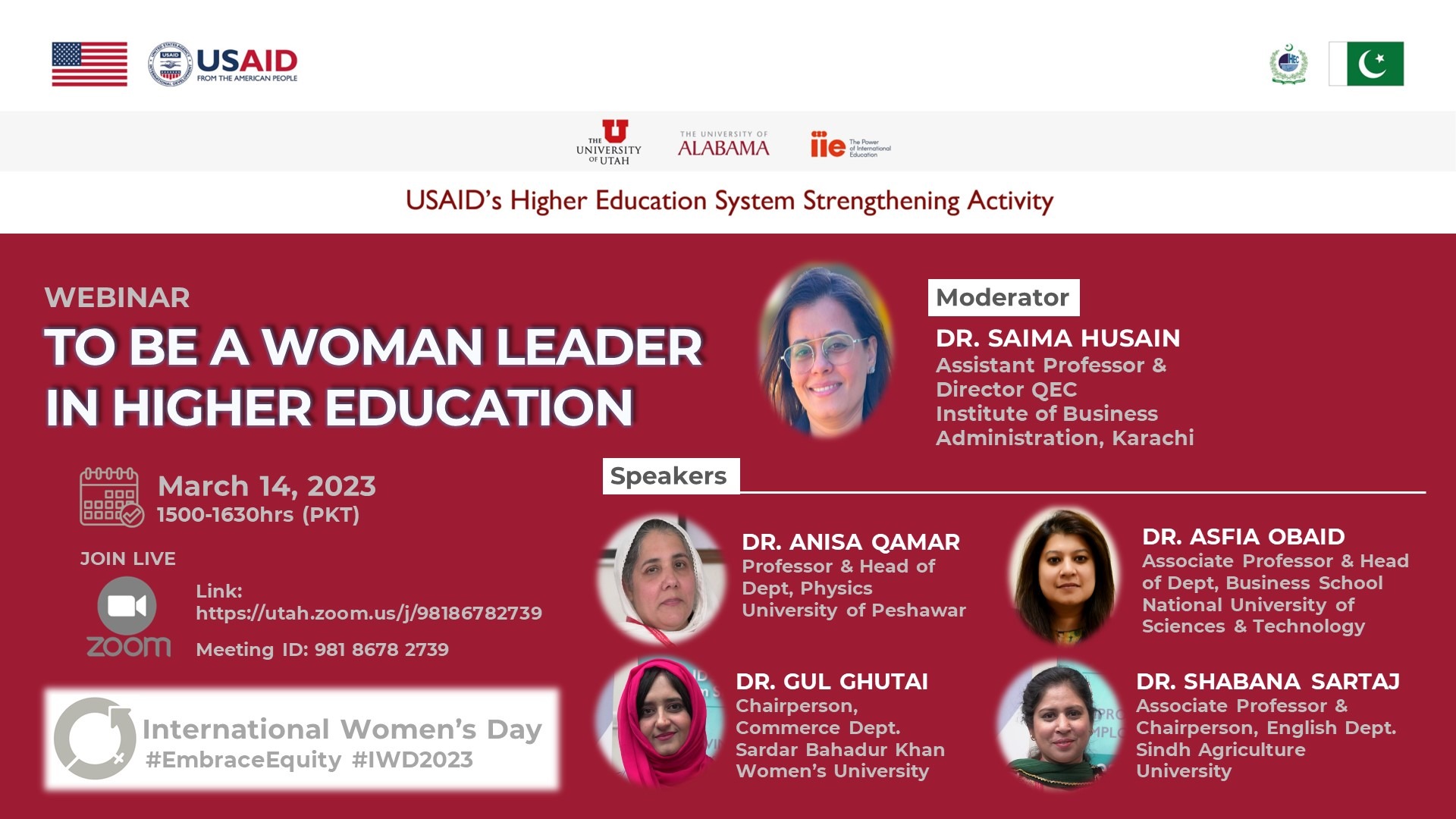 Webinar: To Be a Woman Leader in Higher Education